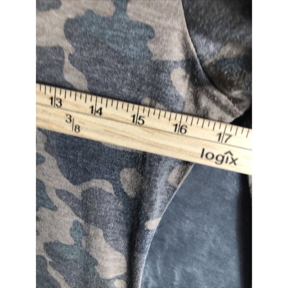 Tresics Top Camouflage Shirt Woman’s V-neck Long Sleeve Tee Shirt Adult Large - Picture 13 of 15